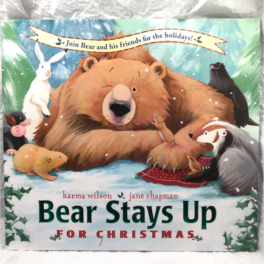 BEAR STAYS UP FOR CHRISTMAS